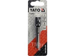 Переходник для шуруповерта под головки 1/2" 70мм. Yato YT-04627