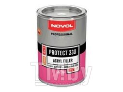 Грунт акриловый 5+1 серый (без отвердителя) NOVOL PROTECT 330 Trio 1 л 37311