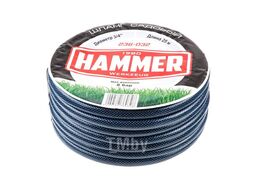 Шланг садовый Hammer 236-032 25м 3/4 ПВХ армированный 3-х слойный 604870
