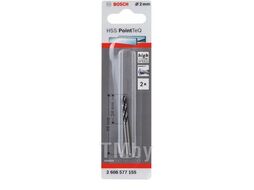 Сверла 2.0mm 2 шт. HSS PointTeQ BOSCH 2608577155