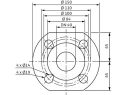 Насос циркуляционный TOP-S40/7 EM PN6/10 WILO