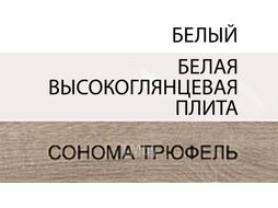 Тумба Anrex Linate 2D-1S/Typ 35 (белый/сонома трюфель)