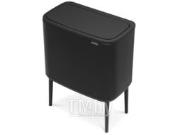 Мусорное ведро Brabantia Bo Touch Bin / 315824 (36л, черный матовый)