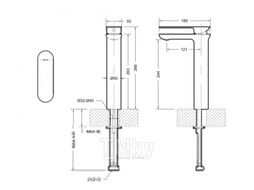 Смеситель Bravat Gina F165104C-A-ENG