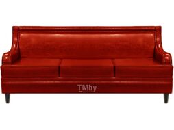 Диван Brioli Луи трехместный (L19/красный)