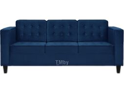 Диван Brioli Вилли трехместный (B69/синий)