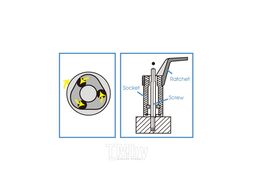 Шпильковерт роликовый KING TONY 1/2", 12 мм 9TD401-12M