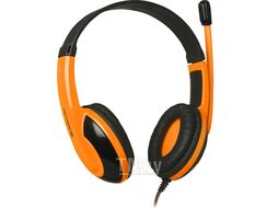 Наушники с микрофоном Defender Warhead G-120 black/orange (64099)