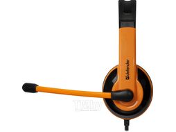 Наушники с микрофоном Defender Warhead G-120 black/orange (64099)