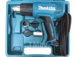 Термовоздуходувка MAKITA HG 5030 K в чем. + набор сопл (1600 Вт, 2 скор., 350-500 С, ступенч. рег.)