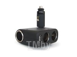 Разветвитель прикуривателя AVS Energy 12/24 (на 3 выхода+USB) CS-311U