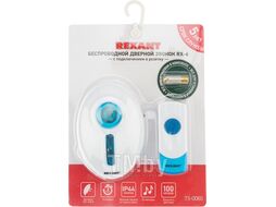 Беспроводной дверной звонок 220 вольт кнопка REXANT IP 44 RX-6 73-0060