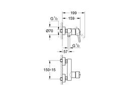Смеситель для душа Grohe Concetto (32210001)