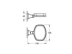 Держатель Grohe Grandera с керамической мыльницей (40628000)