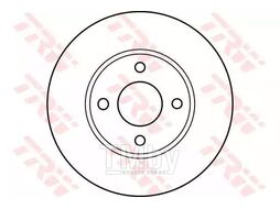 Тормозной диск Nissan Almera N15 (09.1995-07.2000) F TRW DF4019