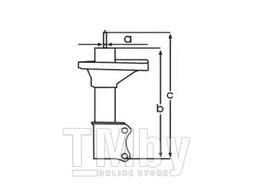 Амортизатор подвески Toyota Corolla (4.97-9.01)-R(R) KYB 332088