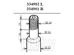 Амортизатор подвески BMW 3 Series (E36)-F(R) KYB 334901