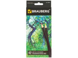Набор цветных карандашей Brauberg Artist Line / 180539 (12цв)