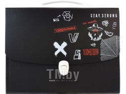 Папка-портфель deVente The X / 3073009 (черный)