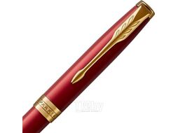 Ручка шариковая имиджевая Parker Sonnet Lacquer Intense Red GT 1931476