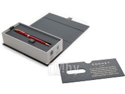 Ручка шариковая имиджевая Parker Sonnet Lacquer Intense Red GT 1931476