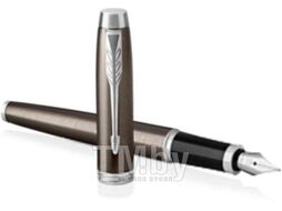Ручка перьевая имиджевая Parker IM Metal Core Dark Espresso CT 1931650