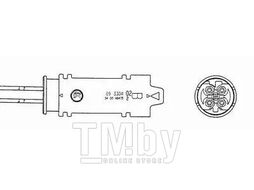 Лямбда-зонд OZA660-EE5 BMW E46 1.6-1.9 98-, E38, X5 NGK 5662