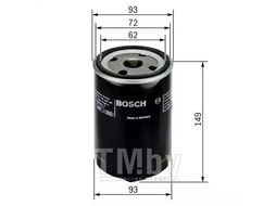 Фильтр масляный Audi A4 1.8T 95>, Skoda Superb 1.8T 02>, VW Passat 1.8T 97> BOSCH F026407004