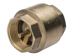 Клапан обратный латунь с латунным закрытым элементом FERRO ZZM5W 1 1/2"-1 1/2" ВР-ВР индивидуальная упаковка