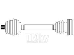 Полуось VW Transporter IV (1990-2003) METELLI 17-0605