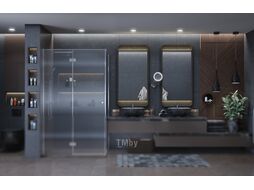 Душевой уголок Ambassador Set 120x80 / 12011107L-ST1 (с душевым трапом)