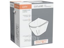 Унитаз подвесной с инсталляцией Cersanit City Oval 63114 + А63476