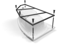 Ванна акриловая Cersanit Joanna 150x95 L (с каркасом)