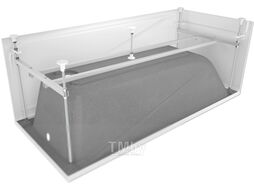 Ванна акриловая МетаКам Light 160x70 (с каркасом и экраном)