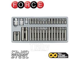 Набор бит с держат. 35пр. 1/2" 3/8" Force 4351