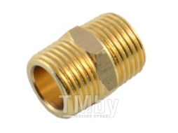 Соединитель резьбовой наруж. резьба 1/2"x1/2" в блистере Rock FORCE MM08/08