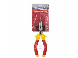 Длинногубцы прямые Insulated, 160мм, двухкомпонентные рукоятки MATRIX PROFESSIONAL 17101