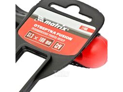 Отвертка Fusion, SL3,0 х 100 мм, CrV, 3-х компонентная рукоятка "anti slip" Matrix 11408