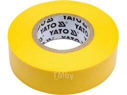 Изолента ПВХ желтая 19мм х 20м х 0,13мм Yato YT-81654