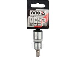 Головка 1/2" - вставка HEX 8 L55мм Yato YT-04384