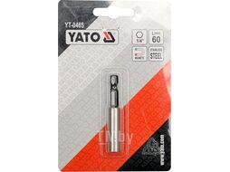 Держатель магнитный 60мм для бит 1/4" Yato YT-0465
