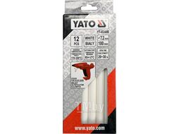 Стержни для термопистолета 7,2х100мм белые (12шт) Yato YT-82446