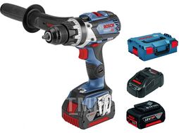 Аккум. дрель-шуруповерт BOSCH GSR 18V-85 C L-BOXX (18.0 В, 2 акк., 5.0 А/ч Li-Ion, 2 скор., 85 Нм, шурупы до 12 мм)