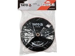 Насадка резиновая шлифовальная 230мм М14 с липучкой Yato YT-47770