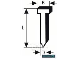 Штифты оцинкованные с потайной головкой 1,2 18г SK50 30G 1,2 2 1 30мм(5000шт)для GSK50 2.608.200.514 BOSCH