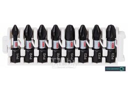 Набор насадок-бит PH1 PH2 (3шт) PH3 PZ2 (2шт) PZ3 2.608.522.323 BOSCH