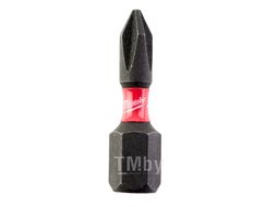 Бита ударная MILWAUKEE SHOCKWAVE PH1 25 мм (2 шт.)