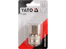 Быстросъёмное соединение с клапаном внутренняя резьба 1/2" Yato YT-2395
