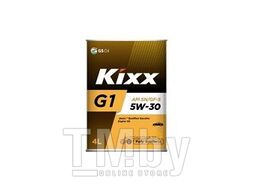 Моторное масло синтетическое KIXX G1 SN PLUS 5W30 4L API: SN PLUS-RCILSAC GF-5Fully Synthetic Ж банка L210144TE1