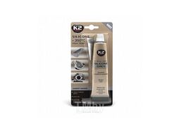 Герметик силиконовый K2 CLEAR SILICONE прозрачный +204C 85г B255